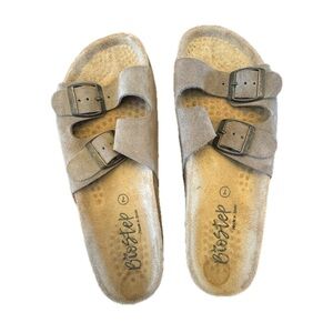 Biostep Suede Buckle Sandals